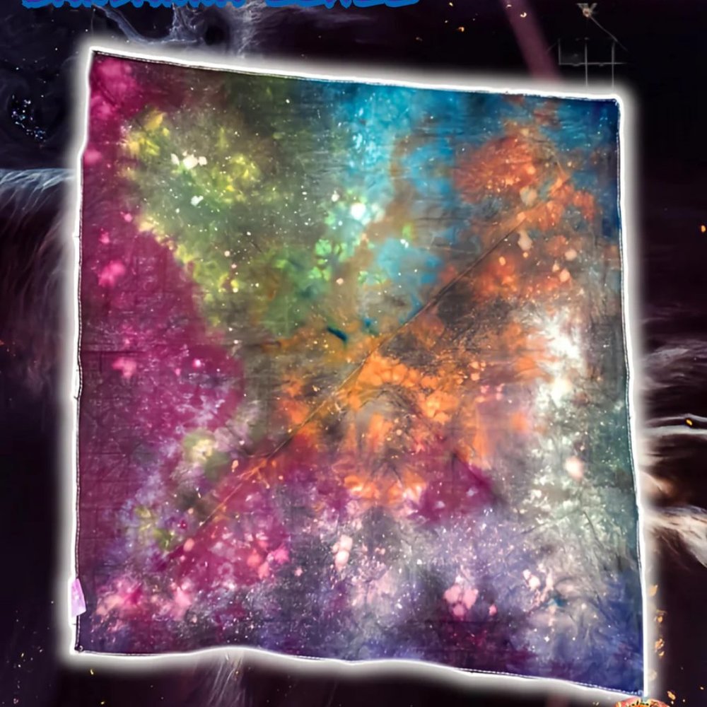 [Hand Dyed] Tie Dye Bandanna